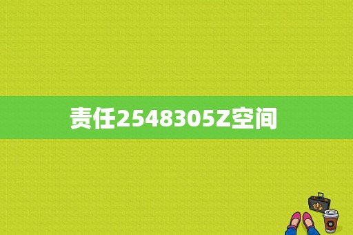 责任2548305Z空间 