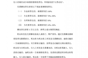 交通事故赔偿与责任划分 