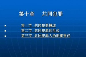 共同犯罪部分责任全部说 