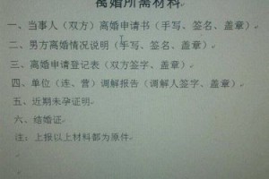 什么才能离婚手续 