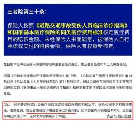 基本医保 第三方责任 