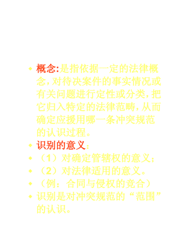 什么叫冲突规范 