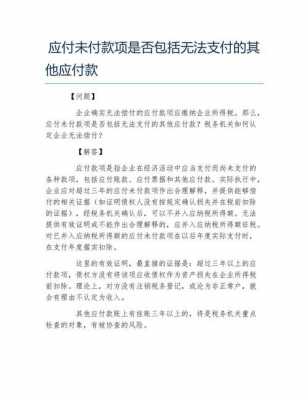 其他应付款的法律责任 