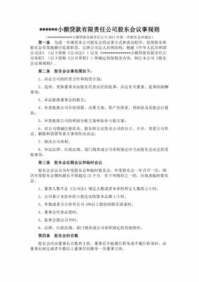 小贷公司股东有什么责任 