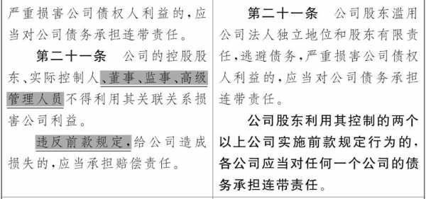 公司股东有连带责任吗 