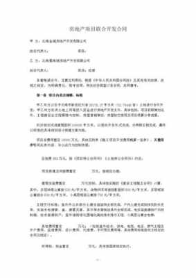 房地产联合开发责任承担 