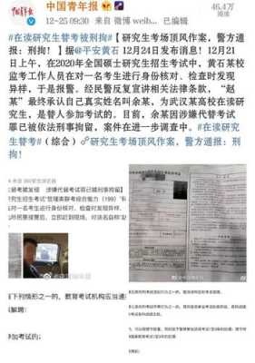 研究生替考后果